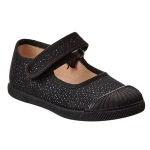 Childrenchic Black Sparkle Kids Mary Jane Captoe Sneaker